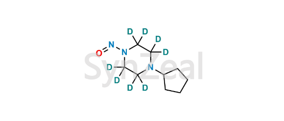 Picture of 1-Cyclopentyl-4-Nitrosopiperazine-D8