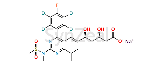 Picture of Rosuvastatin D4 Sodium